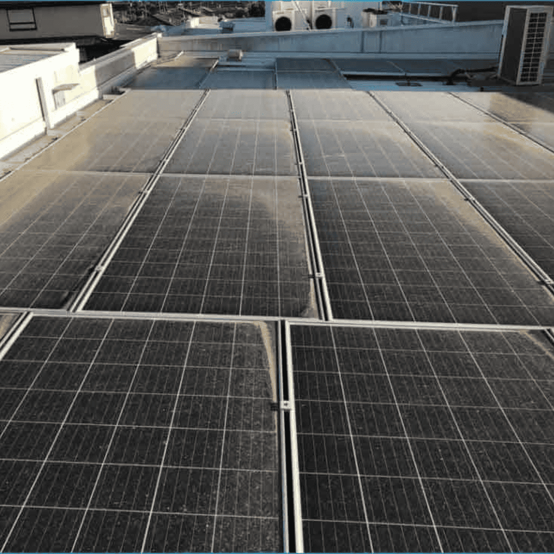 Dirty Solar Panels (Before Image)